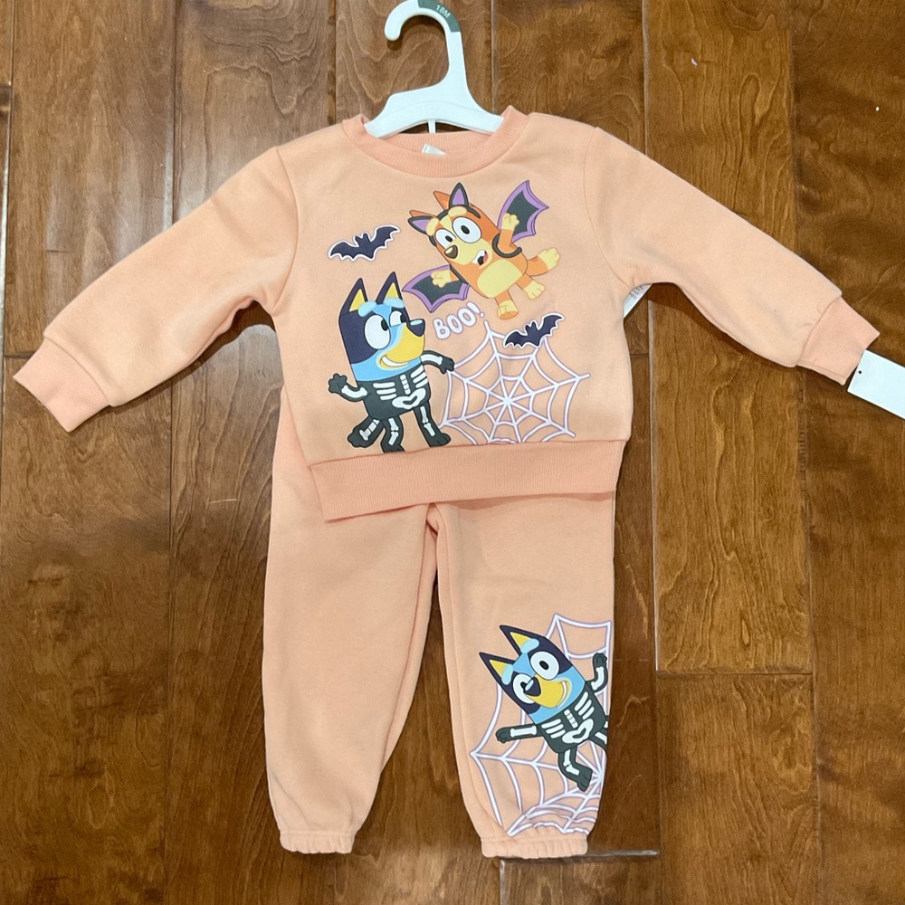 NWT Size 18 months Bluey Sweatshirt and Pants Set